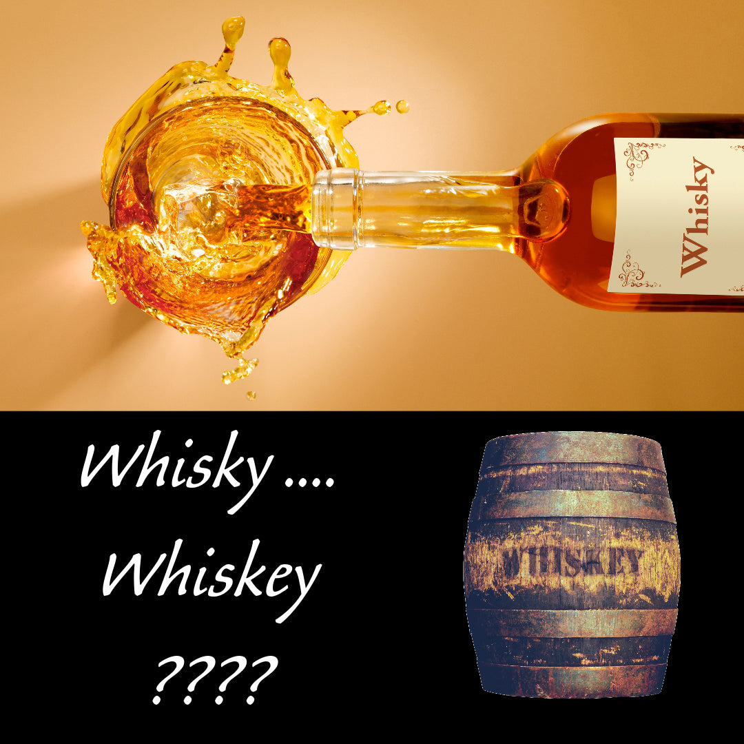 Het verschil in spelling van "Whisky" of "Whisky"