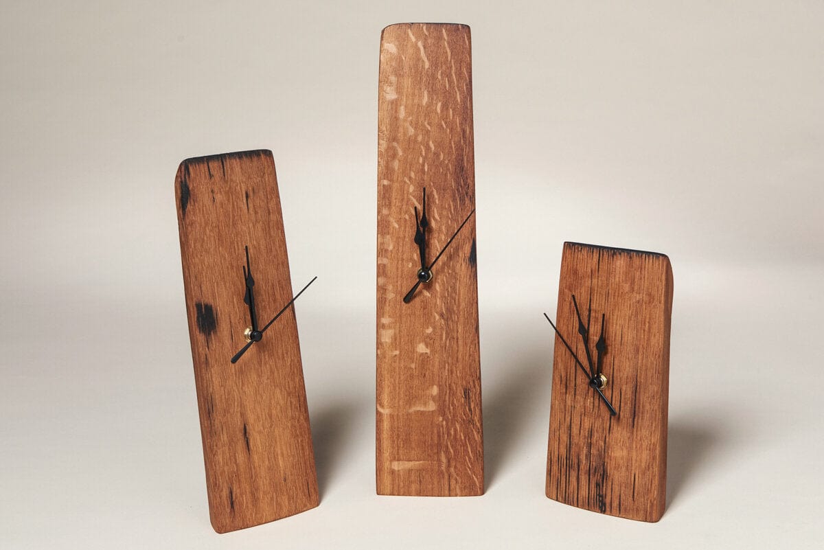 Darach – Clock Large – Handmade – Old Whisky Barrels - Mood4whisky