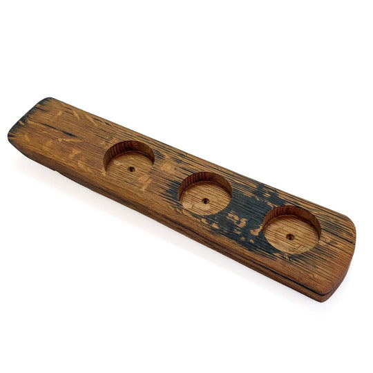 Darach – Glass Holder – Handmade – Reclaimed Whisky Barrels – 3 Glasses - Mood4whisky