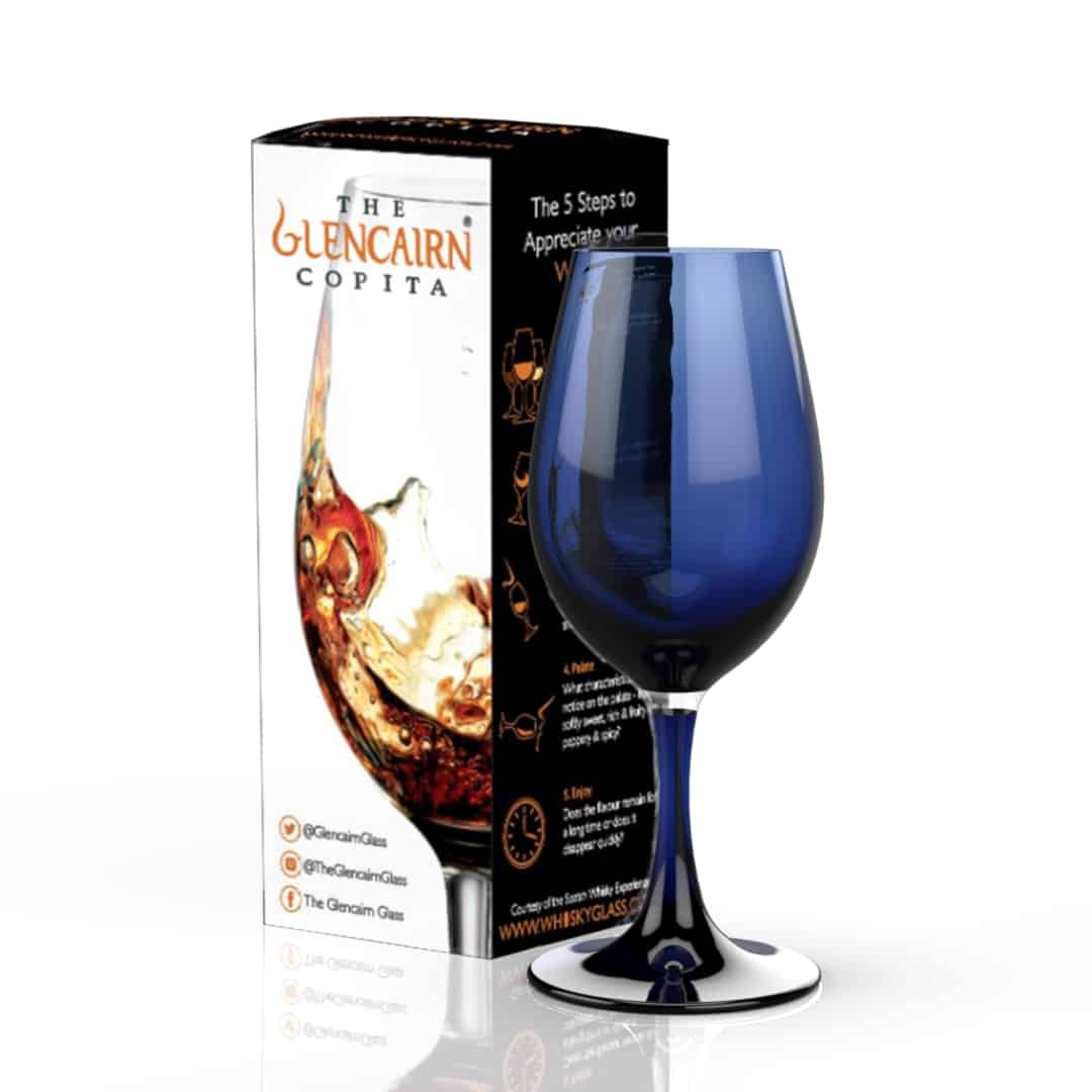 Glencairn – Copita Glass – Blue Crystal – 170 ml - Mood4whisky