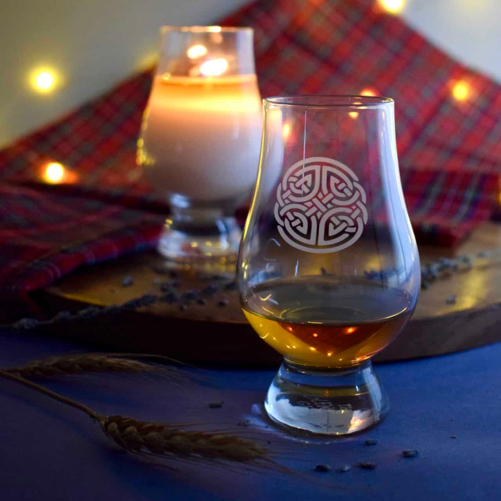 Glencairn – Whisky Glass – Engraved Celtic Knot – Crystal - Mood4whisky