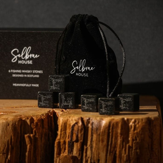 Just Slate Company – Whisky Stones – Engraved Granite – Gift Set - Mood4whisky