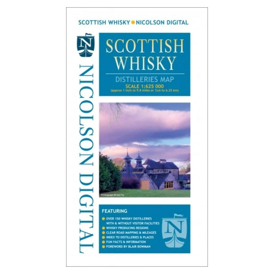 In this photo Comprehensive Scottish Whisky Distilleries Road Map Mood Company