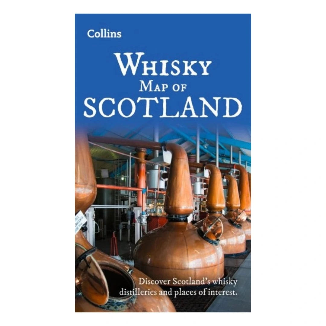 In this photo Detailed Whisky Map of Scotland with Over 100 Distilleries Mood Company