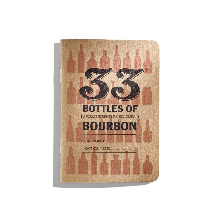 In this photo Bourbon tasting journal - 33 Books USA Mood4whisky