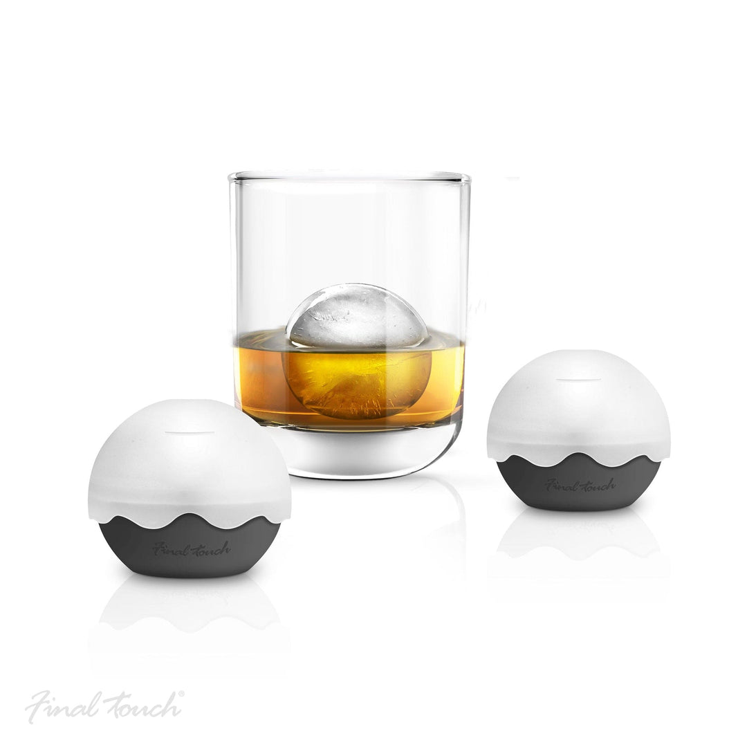 In this photo Ice Ball Moulds set of 2 - Final Touch Mood4whisky