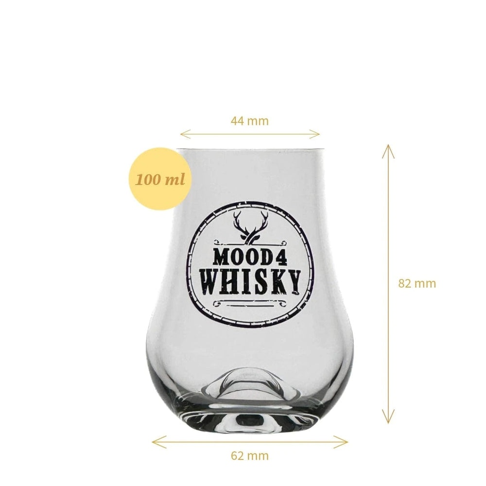 In this photo Mood4Whisky – Whisky Taster with logo – 100 ml Mood4whisky