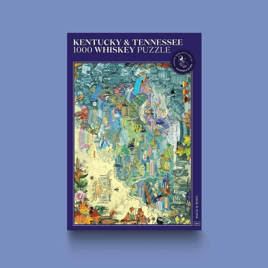In this photo Water & Wines – Jigsaw Puzzle – Kentucky & Tennessee – 1000 Pieces Mood4whisky