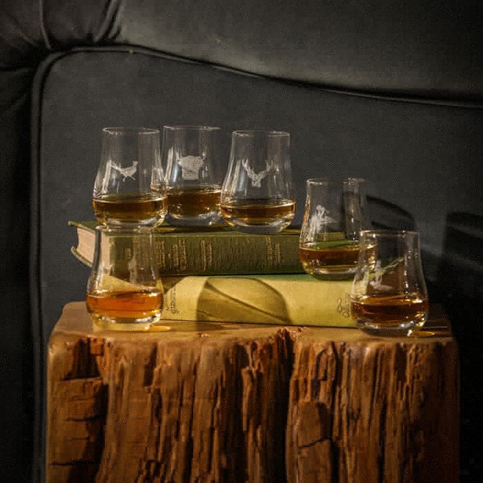 In this photo Whisky Tasting Glass Hunting Mood4Whisky